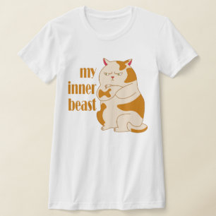Mein motivierend Zitat aus fauler Katze T-Shirt