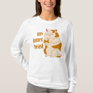 Mein motivierend Zitat aus fauler Katze T-Shirt