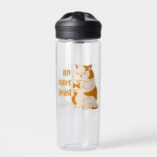 Mein motivierend Zitat aus fauler Katze Trinkflasche