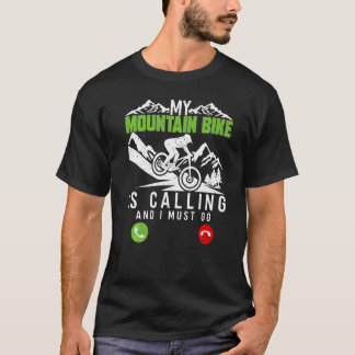 Mein Mountainbike nennt Radfahrrad Ri T-Shirt