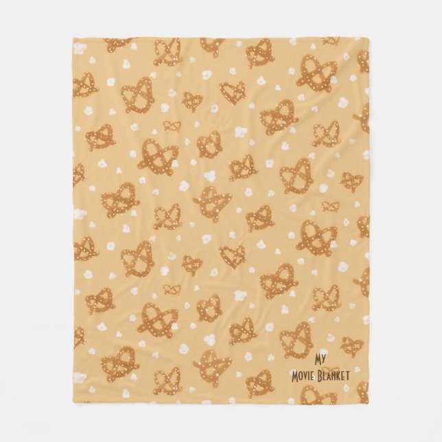 Mein Movie Blanket - Bretzels & Popcorn Snacks Fleecedecke (Vorderseite)