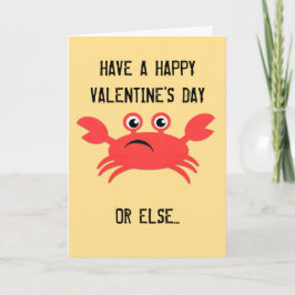 Mein mürrischer Valentinsgruß Feiertagskarte