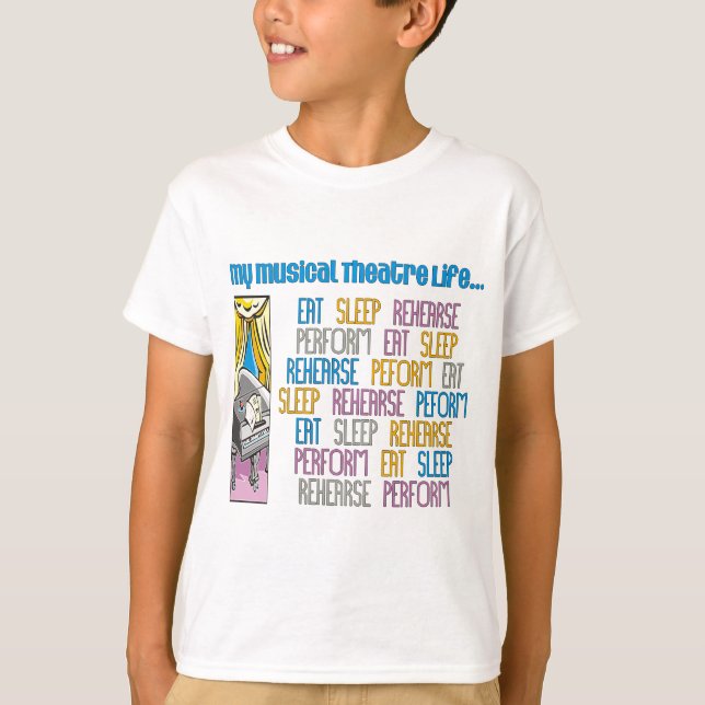 Mein musikalisches Theater-Leben scherzt Lite-T - T-Shirt (Vorderseite)