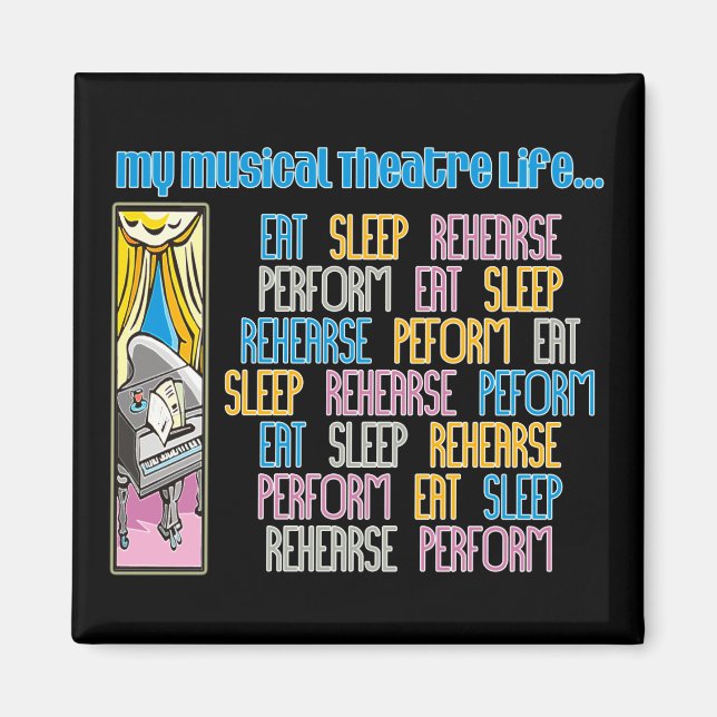 Mein Musiktheatermagnet Magnet (Vorne)