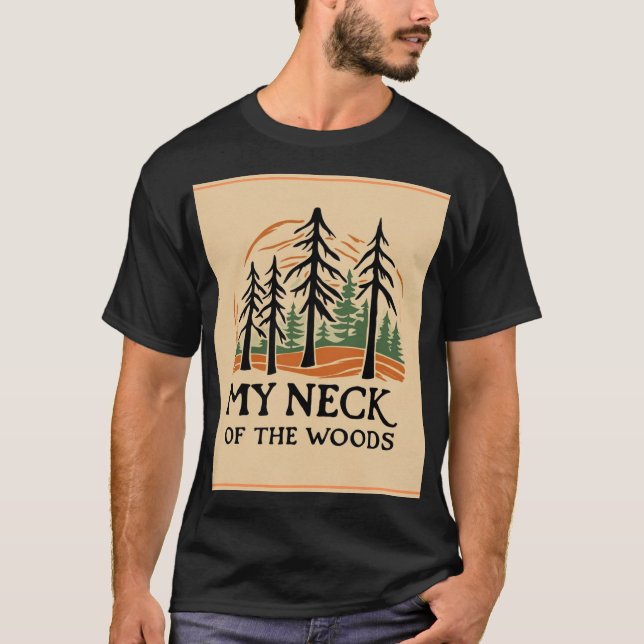 Mein Nacken des Woods Basic-T - Shirt (Vorderseite)