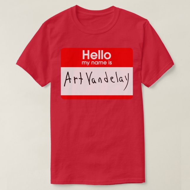 Mein Name ist Art Vandelay T-Shirt (Design vorne)