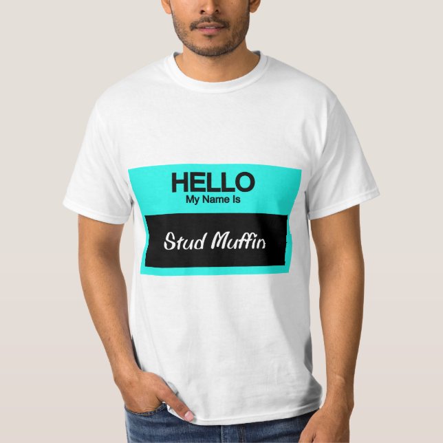 Mein Name ist Bolzen-Muffin T-Shirt (Vorderseite)