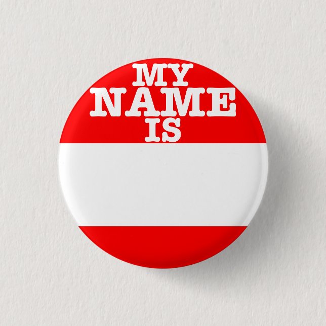 Mein Name ist Button (Vorderseite)