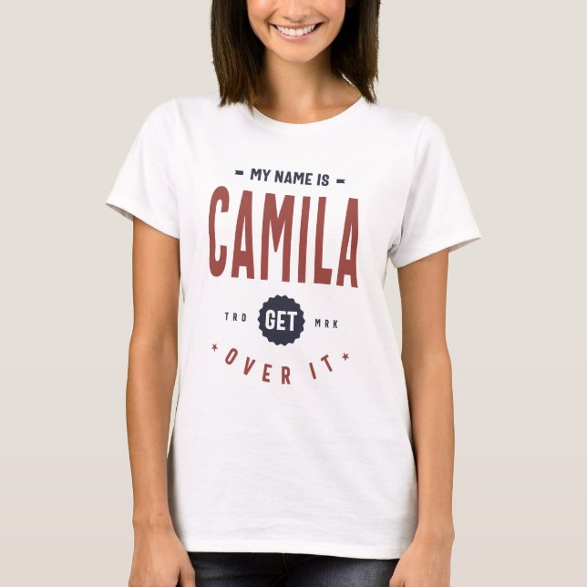 Mein Name ist Camila, die es übersteht T-Shirt (Vorderseite)