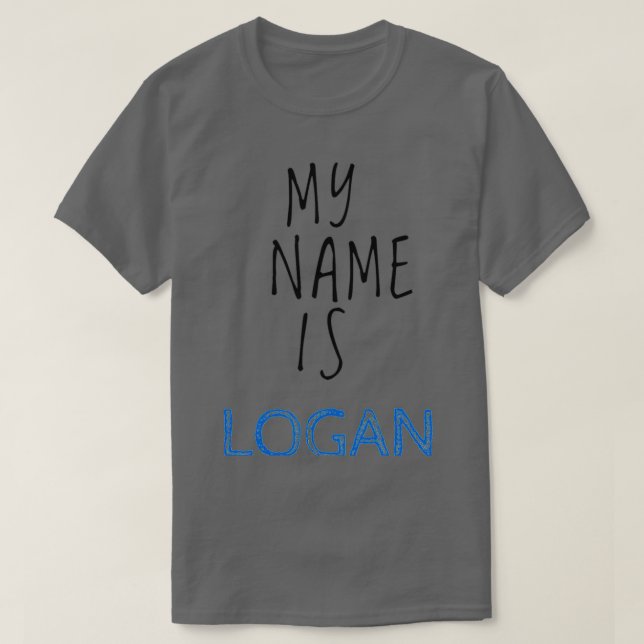 Mein Name ist Logan T-Shirt (Design vorne)