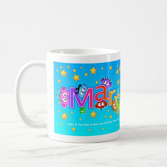 Mein Name ist "Mary " Kaffeetasse (Links)