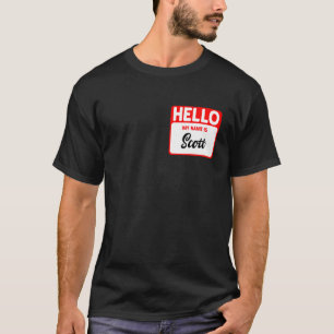 Mein Name ist Scotname Tag 1 T-Shirt