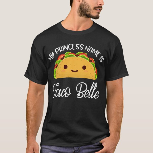 Mein Name ist Taco Belle Cinco de Mayo T-Shirt (Vorderseite)