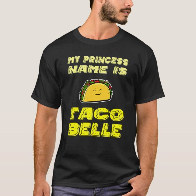 Mein Name ist Taco Belle Cinco de Mayo T-Shirt (Vorderseite)