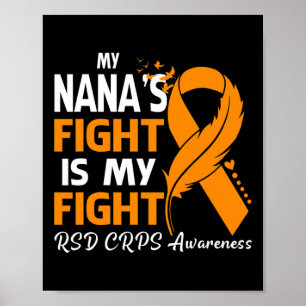 Mein Nana-Kampf ist mein Kampf Rsd Crps Bewusstsei Poster