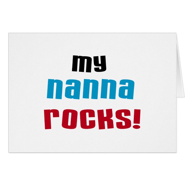 Mein Nanna schaukelt T-Shirts und Geschenke (Vorderseite (Horizontal))
