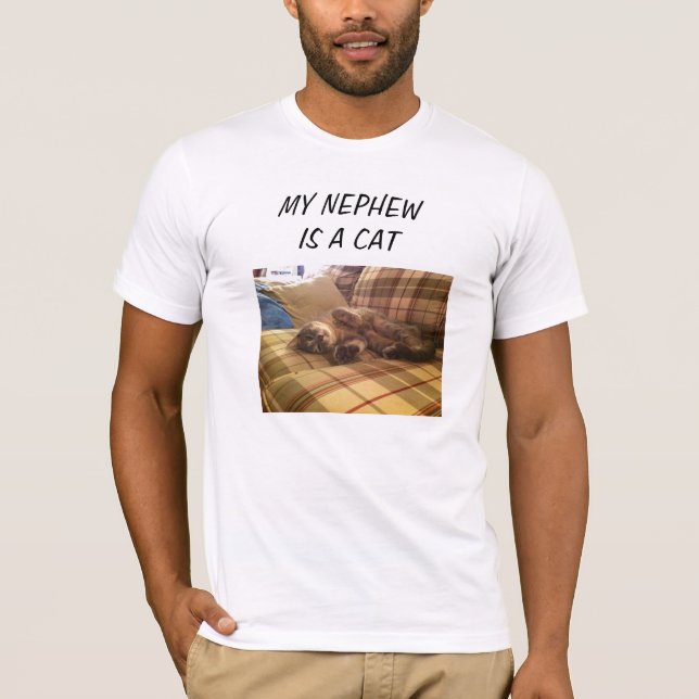 Mein Neffe ist eine Katze T-Shirt (Vorderseite)