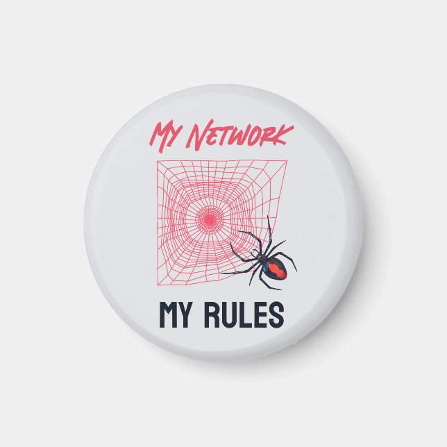 Mein Netzwerk, meine Regeln herrschen IT Magnet (Vorne)