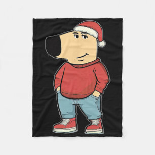 Mein neuer Charakter ist ein Chill-guy-Meme Lustig Fleecedecke