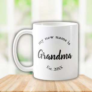 Mein neuer Name ist Oma Est Kaffeetasse