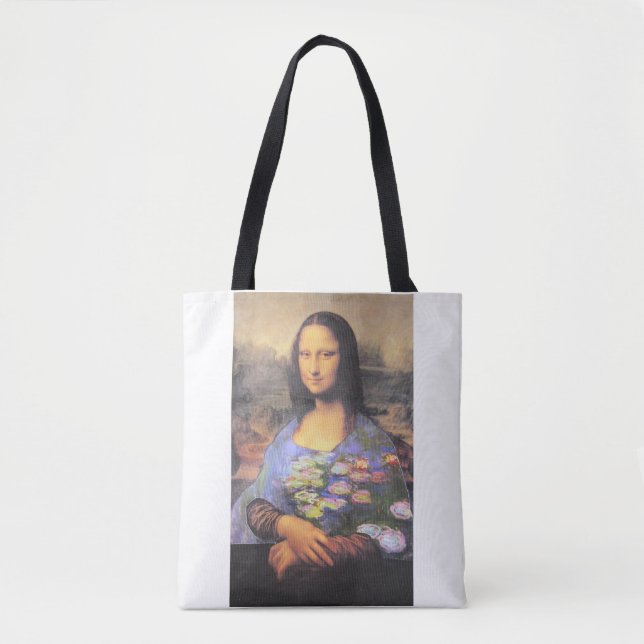 Mein neues Kleid - Mona Lisa im Monet Tasche (Vorderseite)