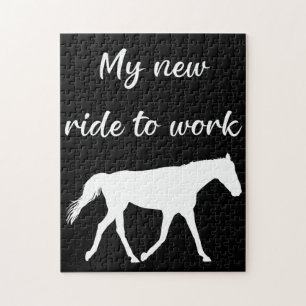 Mein neues Pferd zur Arbeit - Lustig