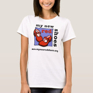 Mein neues Rot beschuht T - Shirts für sie