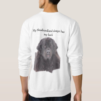 Mein Neufundland hat immer mein hinteres Kleid Sweatshirt