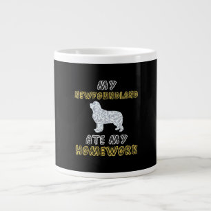 Mein Neufundland hat meine Hausaufgaben gegessen Jumbo-Tasse