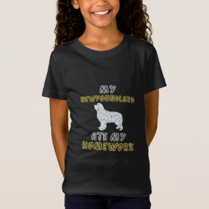 Mein Neufundland hat meine Hausaufgaben gegessen   T-Shirt