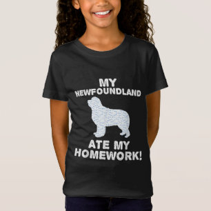Mein Neufundland hat meine Hausaufgaben gegessen T-Shirt