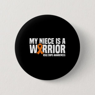 Mein Nichte ist ein Krieger Orange Ribbon Rsdcrps Button