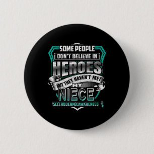 Mein Nichte ist ein Krieger - Skleroderma-Bewussts Button