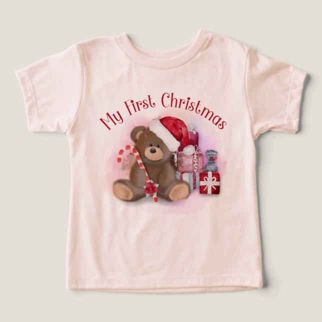 Mein Niedlicher Candy Cane Bär zu Weihnachten ist  (Design Vorderseite)