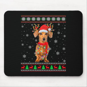 Mein Niedlicher, hässlicher Pajama Shirt Dackel Hu Mousepad