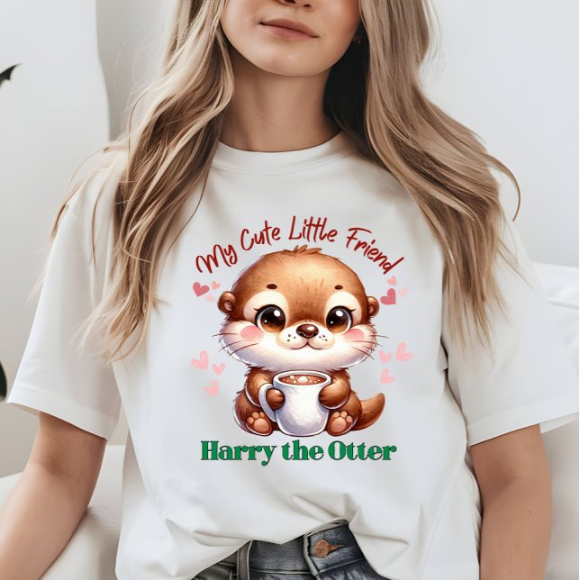 Mein Niedlicher kleiner Freund Harry the Otter Tri-Blend Shirt (Von Creator hochgeladen)