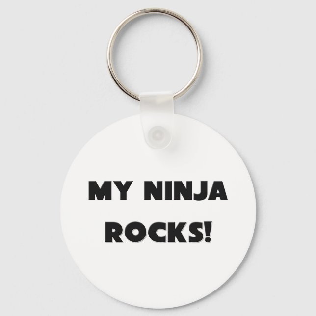 MEIN Ninja ROCKS! Schlüsselanhänger (Vorderseite)