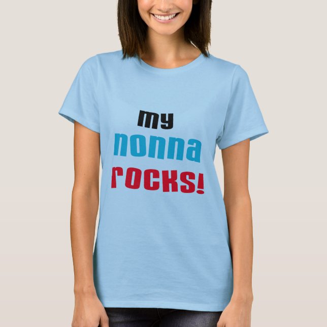 Mein Nonna schaukelt T - Shirts und Geschenke (Vorderseite)