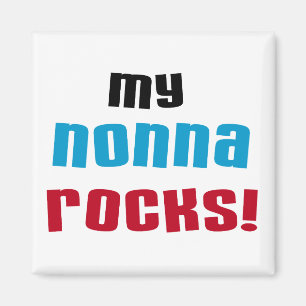 Mein Nonna schaukelt T - Shirts und Geschenke Magnet