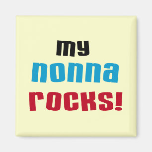Mein Nonna schaukelt T - Shirts und Geschenke Magnet