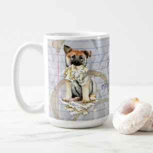 Mein norwegischer Elkhound Ate mein Lektionsplan Kaffeetasse