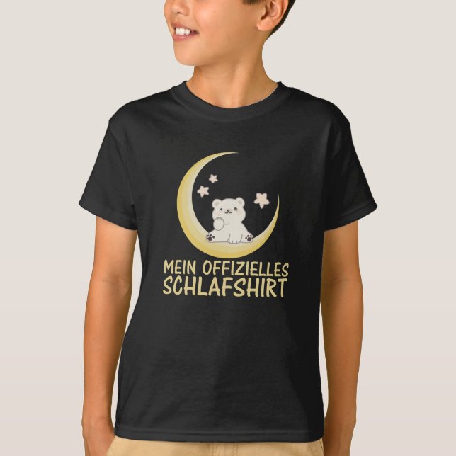 Mein Offizieller schlafender Shirt Polar Bären Asl (Vorderseite)
