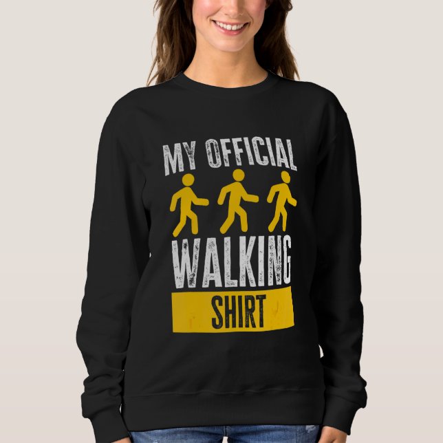Mein Offizieller Walking Hund Wandern Sweatshirt (Vorderseite)