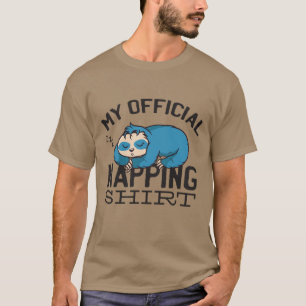 Mein offizielles Napp-Shirt - Faules schlafendes F T-Shirt
