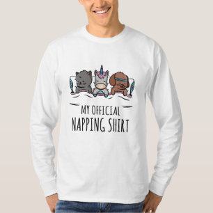 Mein offizielles Napping-Shirt Schlafendes Einhorn T-Shirt