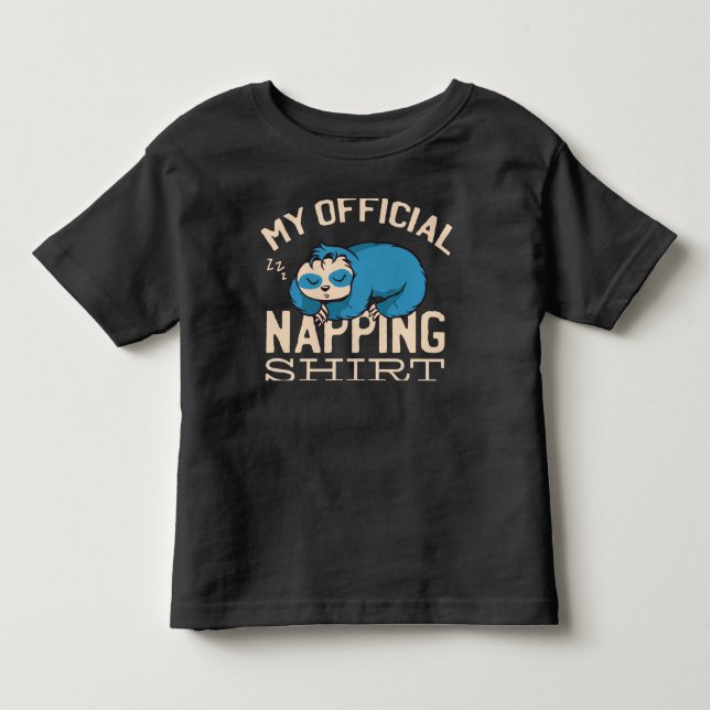 Mein offizielles Shirt, ein wackeliger Schlaf Kleinkind T-shirt (Vorderseite)