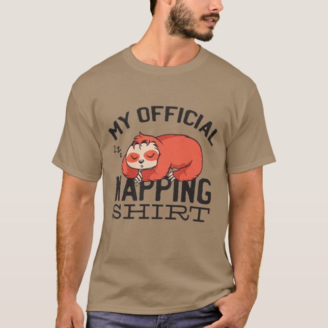 Mein offizielles Shirt - Lächelnder Schlaf (Vorderseite)