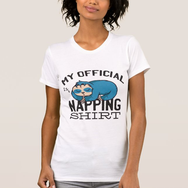 Mein offizielles Shirt - Lächelnder Schlaf (Vorderseite)