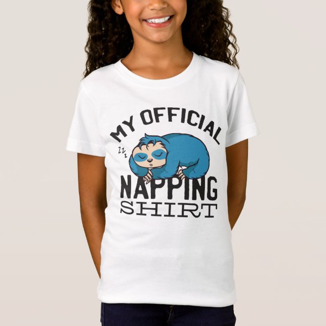 Mein offizielles Shirt - Lächelnder Schlaf (Vorderseite)