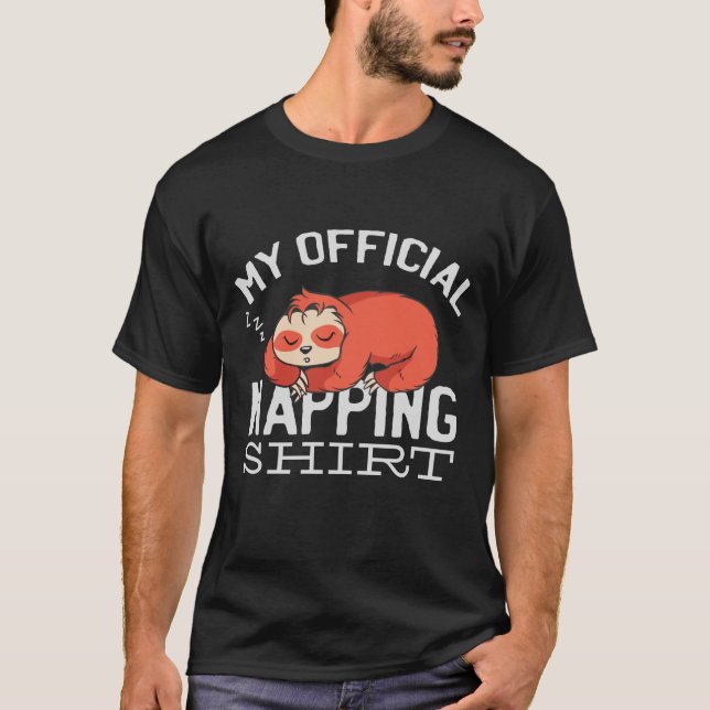 Mein offizielles Shirt - Lächelnder Schlaf (Vorderseite)